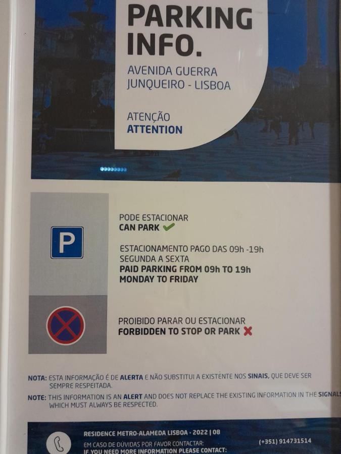 Residence Metro-Alameda Lisboa Dış mekan fotoğraf